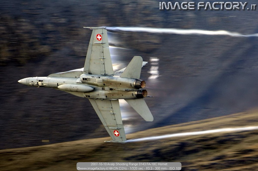 2007-10-10 Axalp Shooting Range 0143 FA-18C Hornet